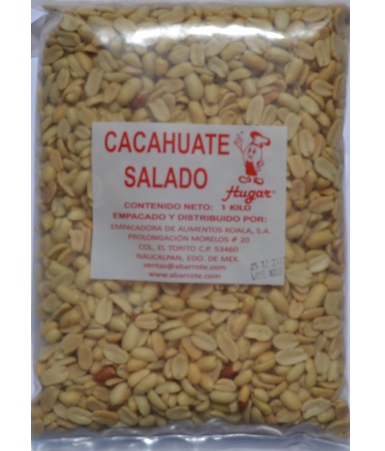 Cacahuate salado 1/10 kg